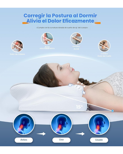 almohada ortopédica profesional
